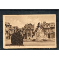 CIUDAD DE BUENOS AIRES ANTIGUA TARJETA POSTAL MONUMENTO A PELLEGRINI